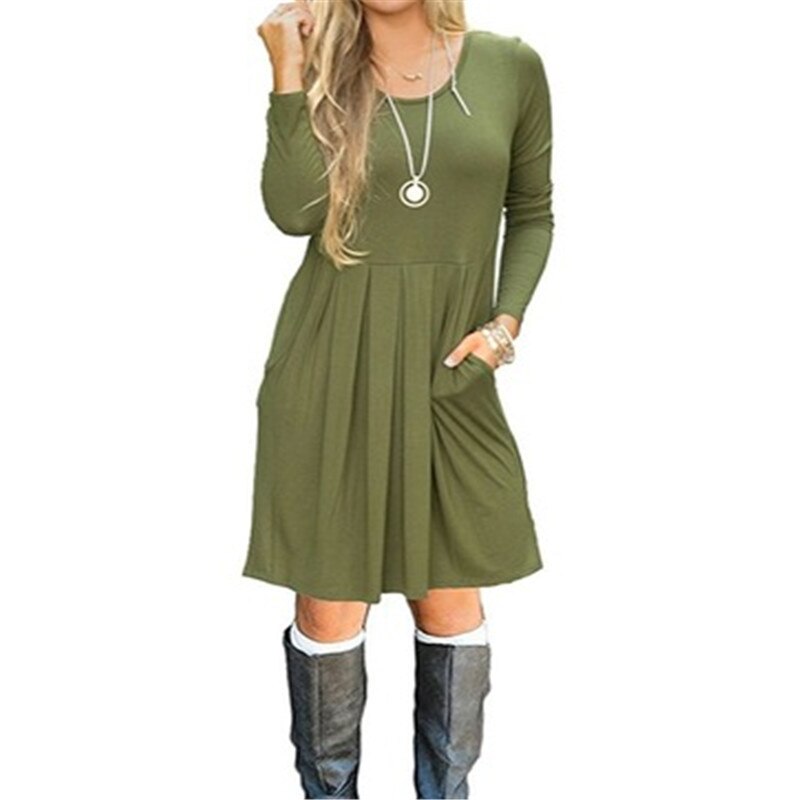 Olive Dress / S