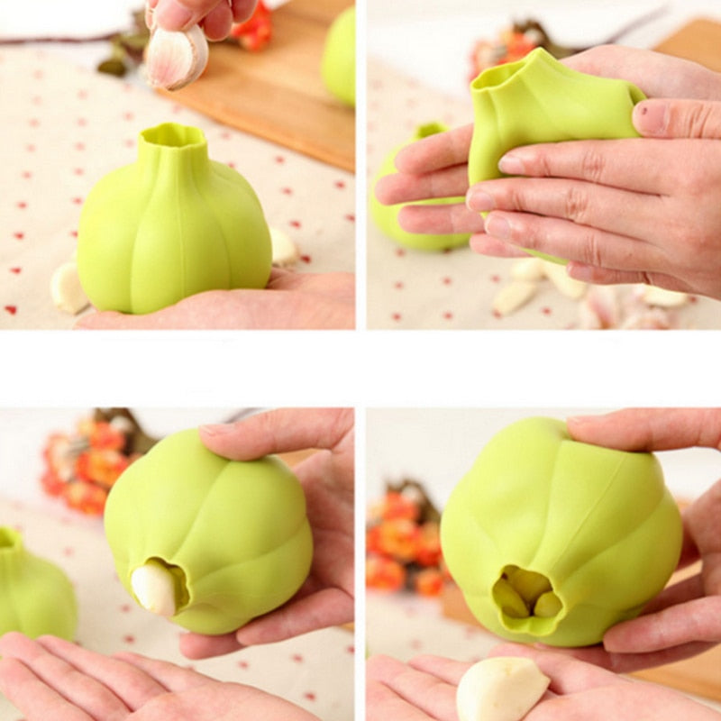 Silicone Garlic Profession Kitchen Diningroom Grater Peeler Tool Gadgets Easy Useful